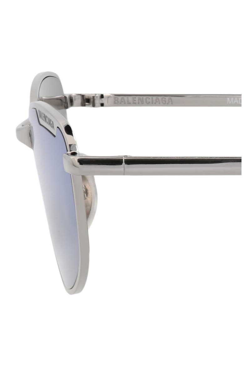 60mm Square Sunglasses, Alternate, color, RUTHENIUM RUTHENIUM BLUE