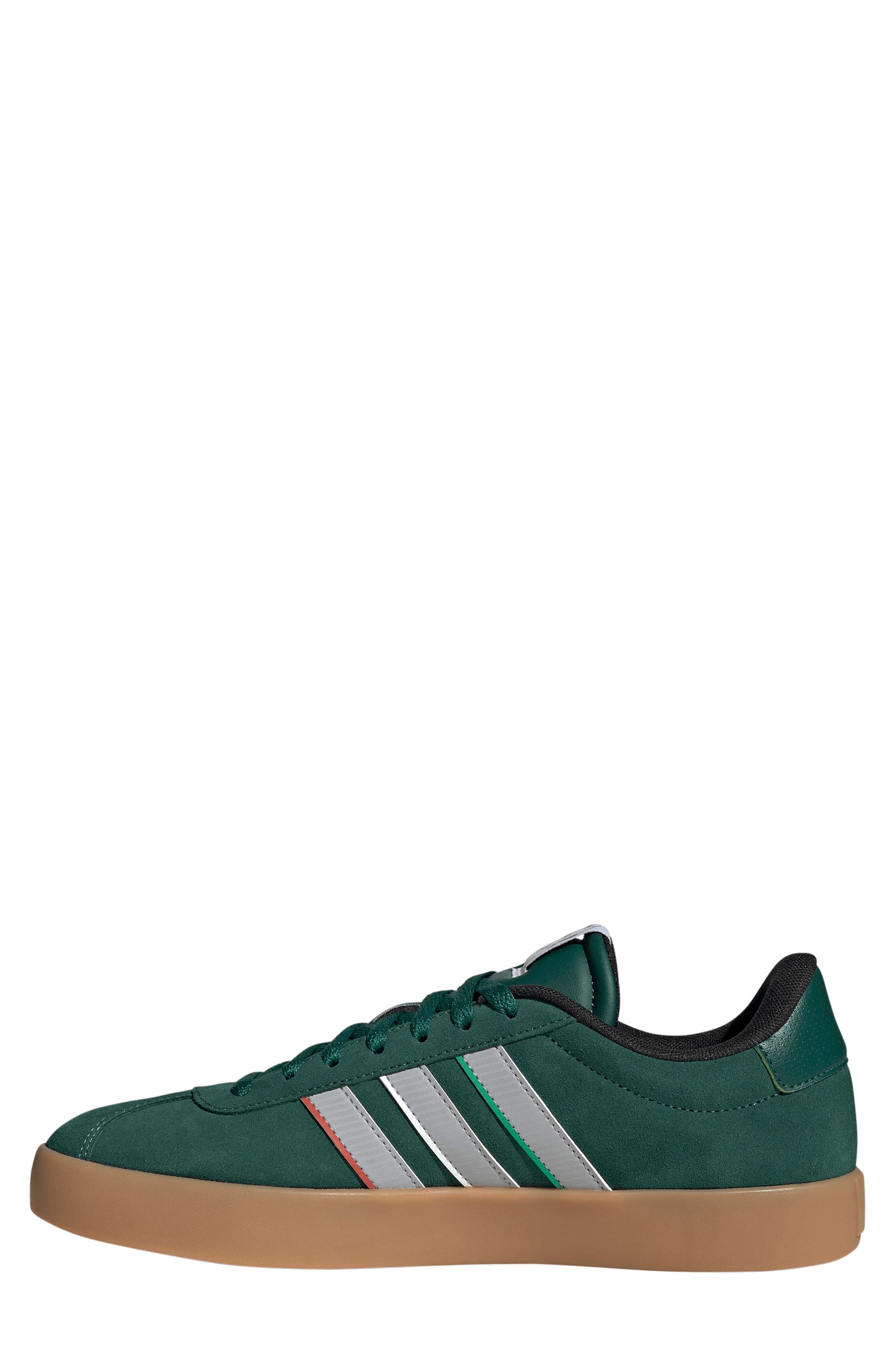 adidas VL Court 3.0 Sneaker, Alternate, color, Dark Green/ Grey / Ftwr White