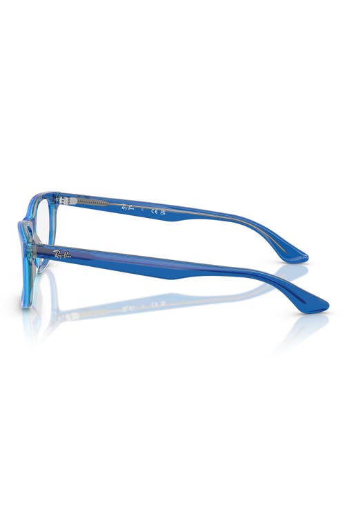 Ray Ban Ray-ban Kids' 48mm Pillow Optical Glasses In Blue Grey