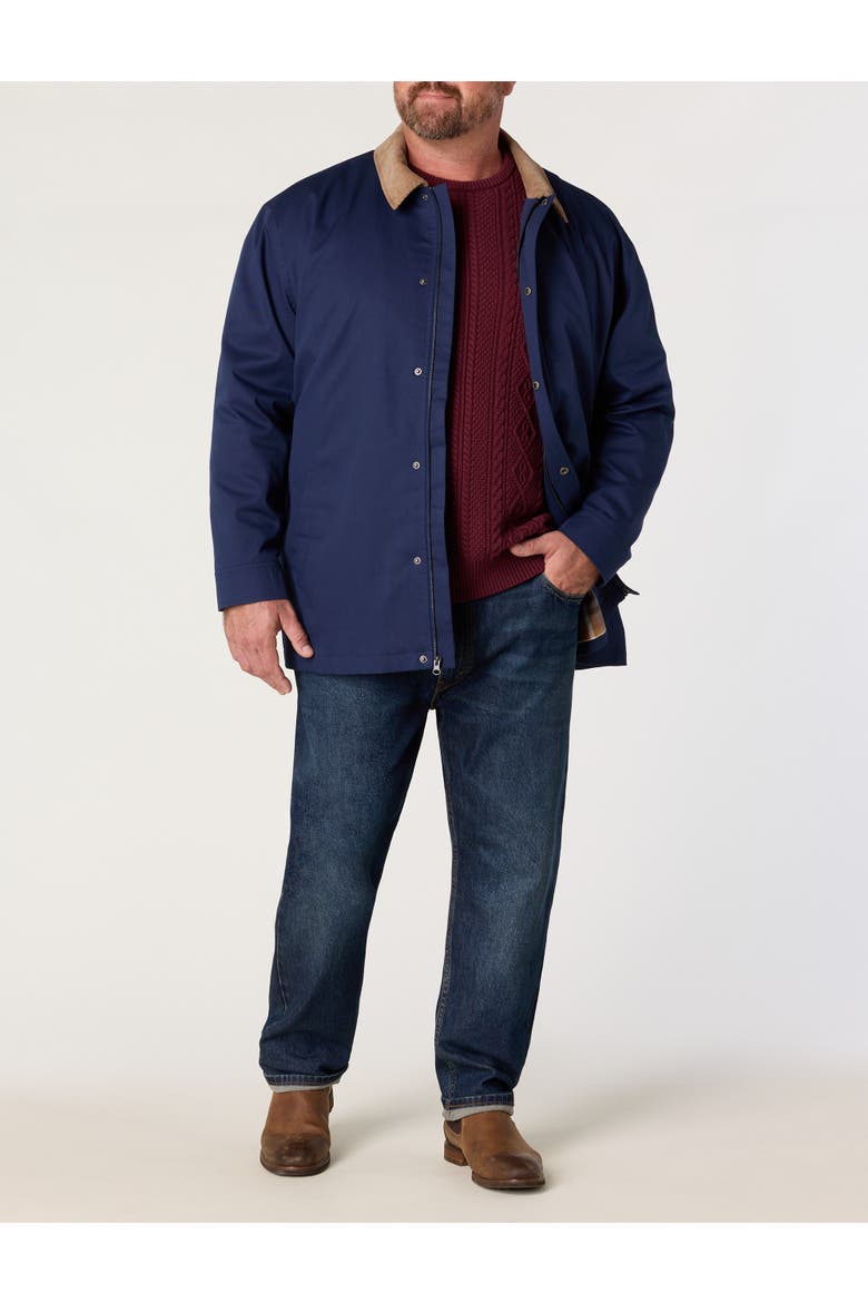 Big & Tall Cabled Crewneck Sweater, Alternate, color, WINDSOR WINE