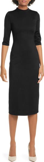 Alice + Olivia Delora Fitted Mock Neck Dress | Nordstrom Alice + Olivia Delora Fitted Mock Neck Dress | Nordstrom