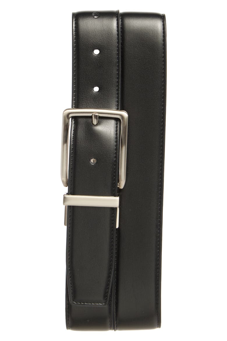 Two-Tone Reversible Belt, Alternate, color, WHITE