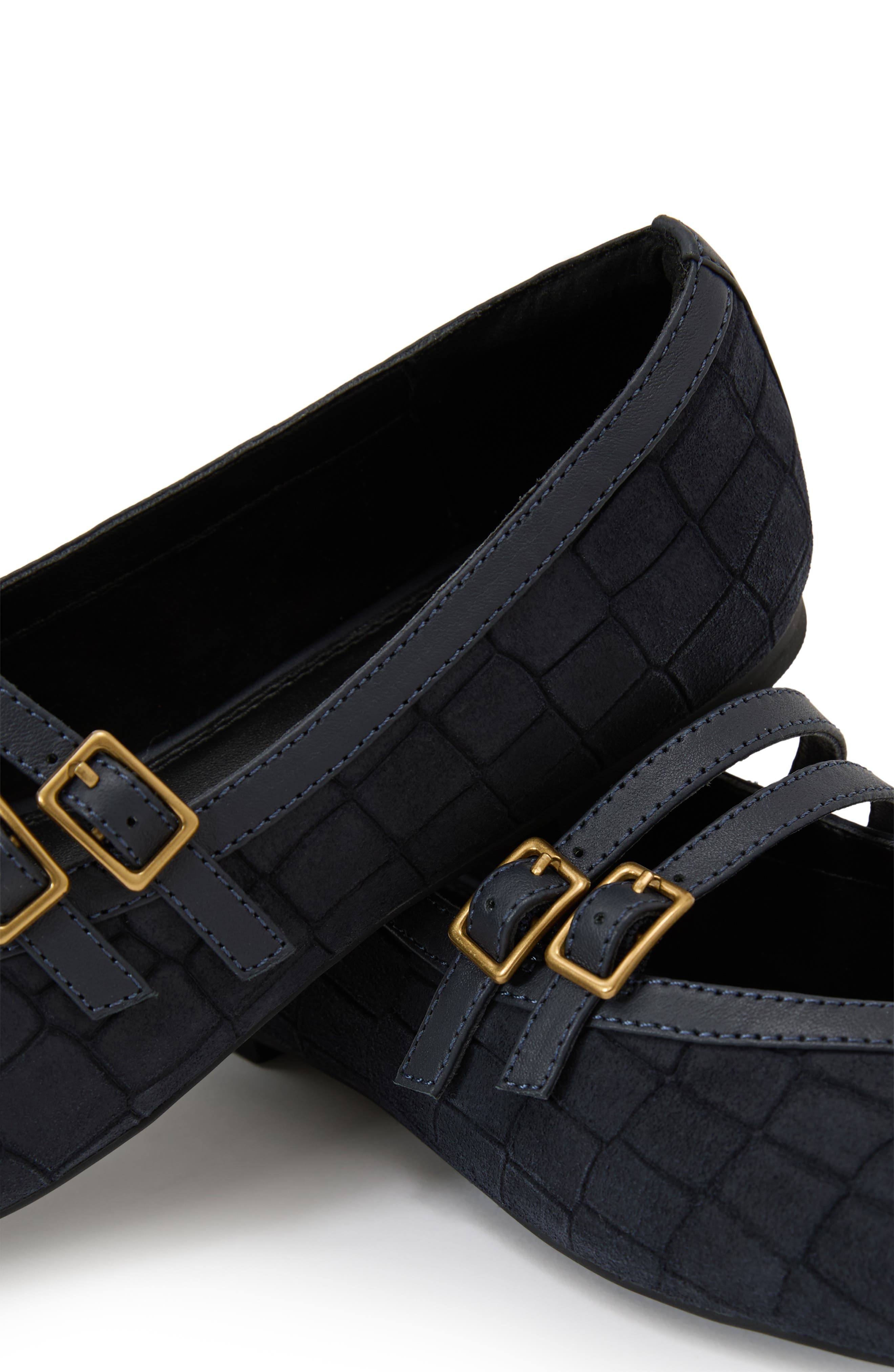 Eliza Mary Jane Flat, Alternate, color, NAVY