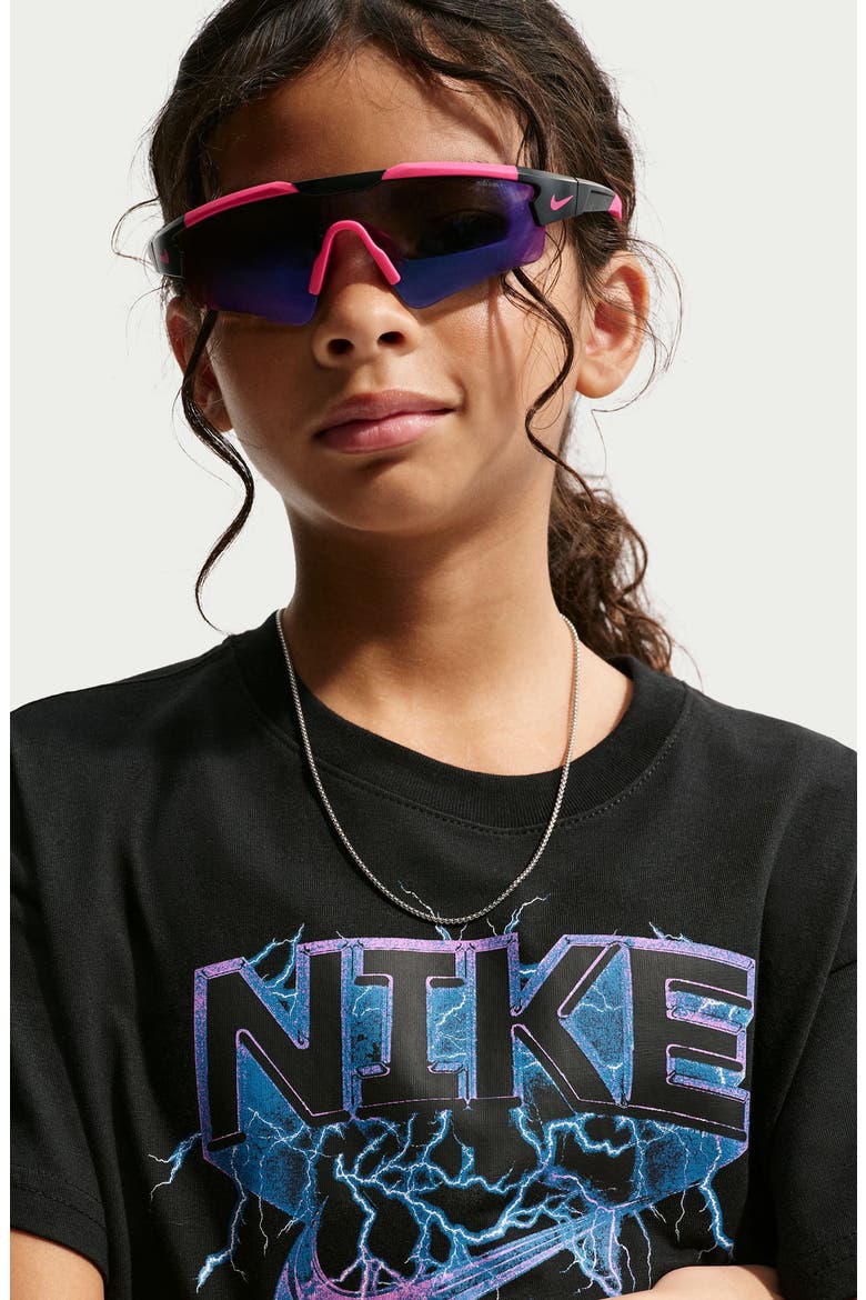 Kids' M90 Cotton Graphic T-Shirt, Alternate, color, BLACK