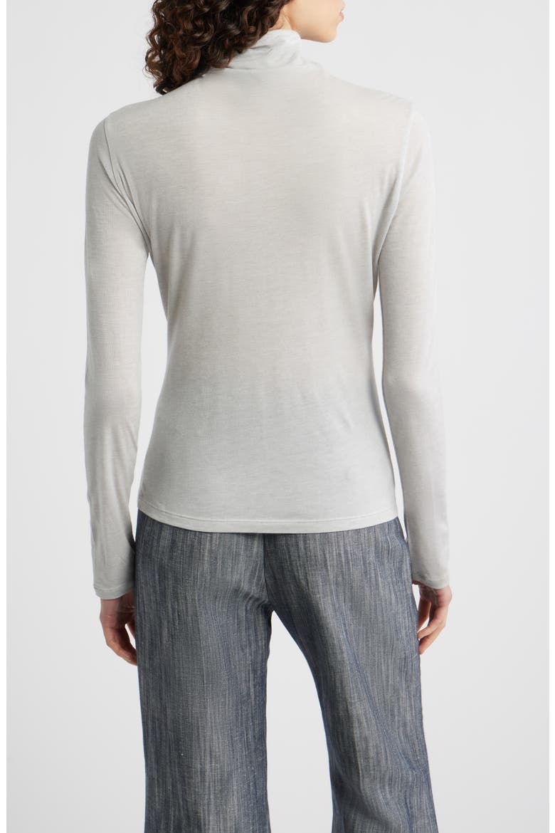 Elavu Turtleneck Top, Alternate, color, SILVER GREY MELANGE