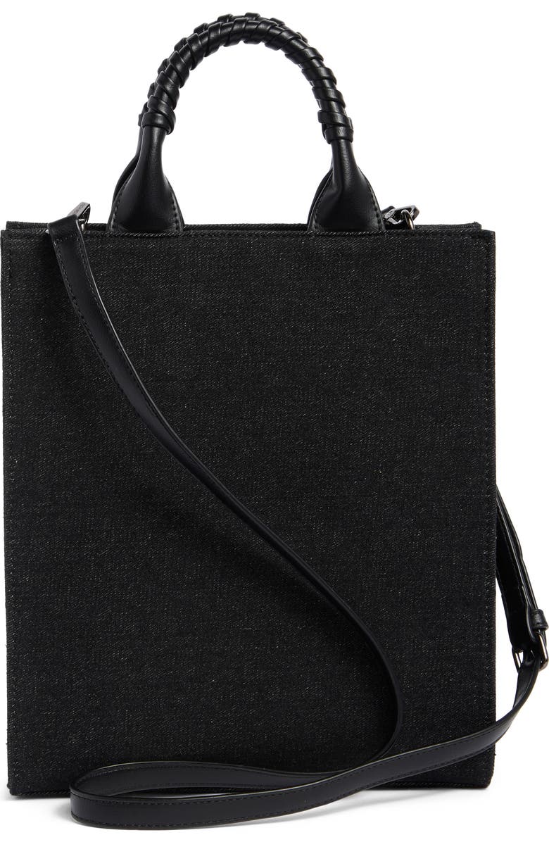 BCBG Whipstitch Denim Twill Tote Bag, Alternate, color,