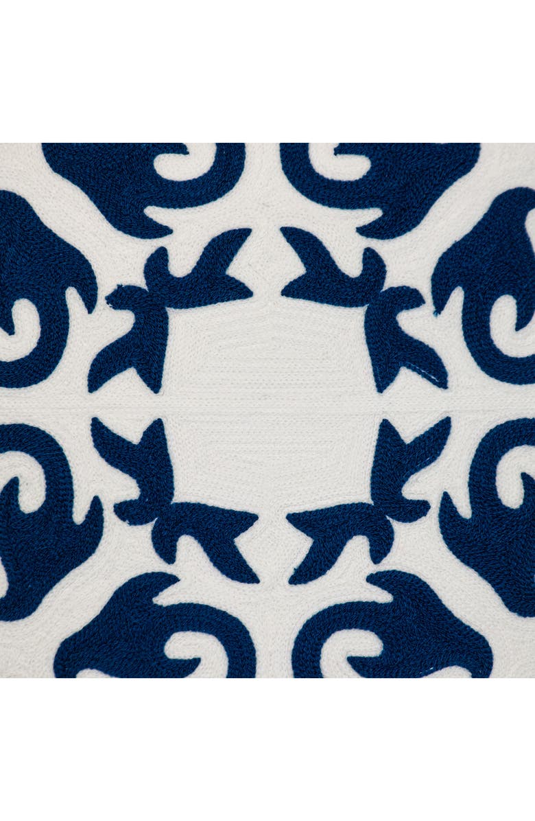 PARKLAND COLLECTION Ceti Embroidered Throw Pillow, Alternate, color, Blue