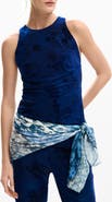 Desigual Floral Racerback Tank
