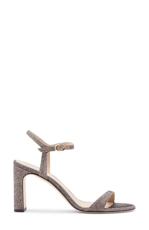 Stuart Weitzman Babette 85 Ankle Strap Sandal In Gold