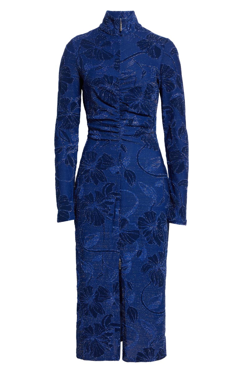 Stine Goya Floral Long Sleeve Midi Dress, Alternate, color, 