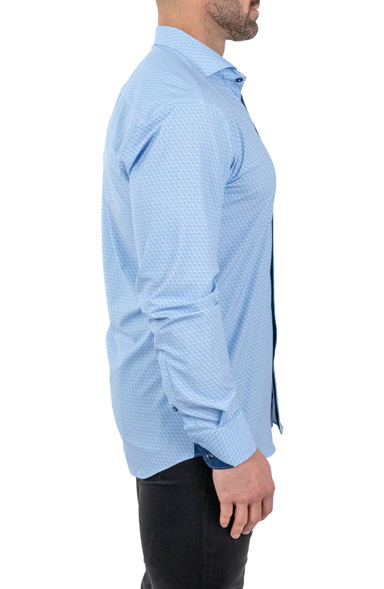 Maceoo Einstein Stretch Dandy Button-Up Shirt, Alternate, color, 