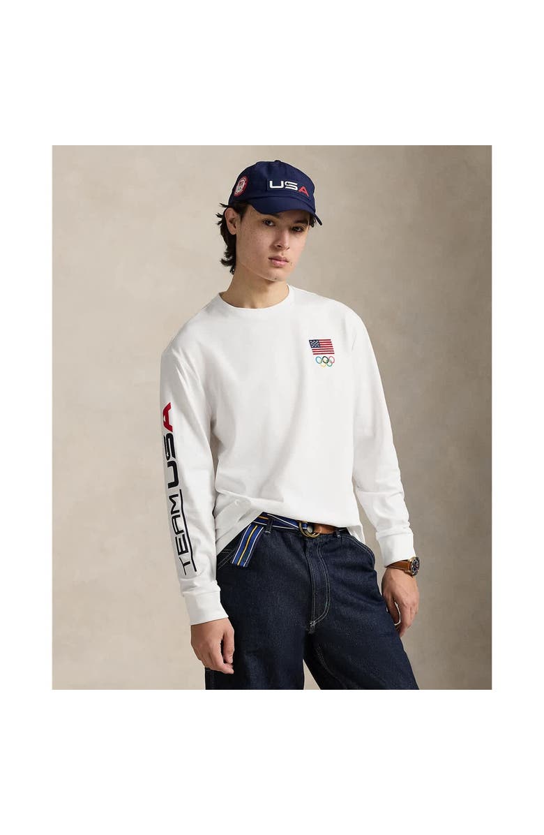 Polo Ralph Lauren Men's Polo Ralph Lauren Team USA Graphic T-Shirt, Alternate, color, White