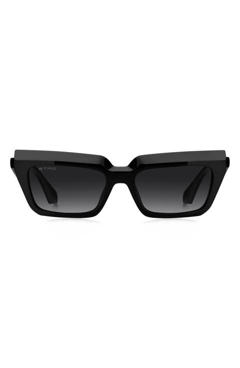 55mm Rectangular Sunglasses