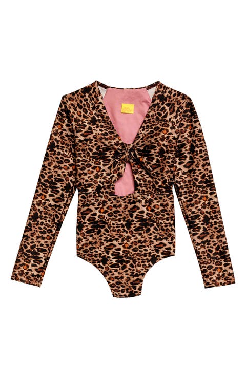 Kids' Cindy Long Sleeve One-Piece Rashguard Swimsuit (Toddler, Little Kid & Big Kid)