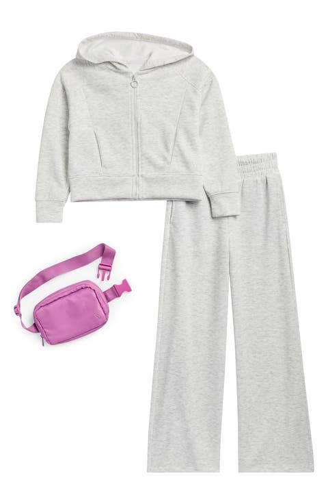 Kids' Softlite Zip Hoodie, Pants & Belt Bag Set (Big Kid)