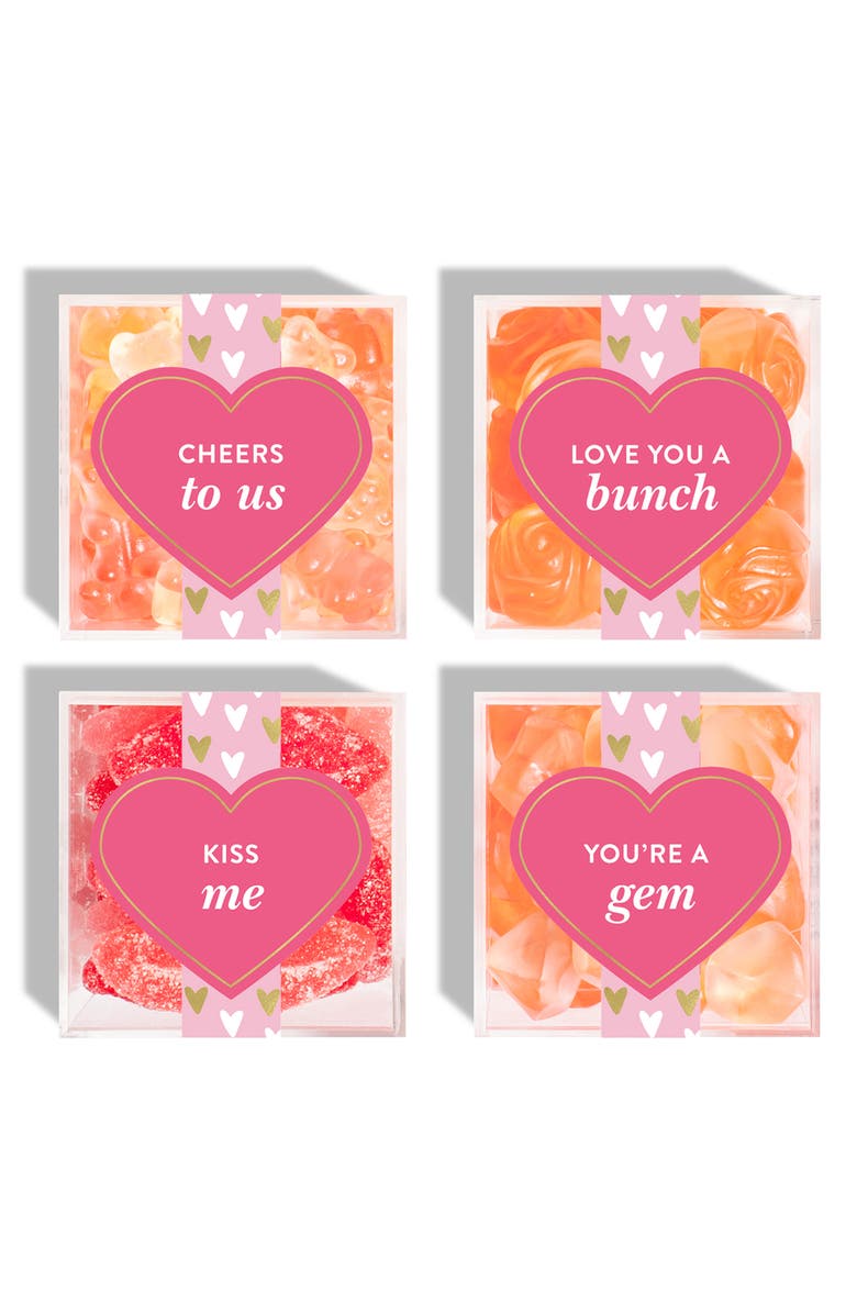 sugarfina Set of 4 Gimme Some Sugar Candy Cubes, Main, color, 