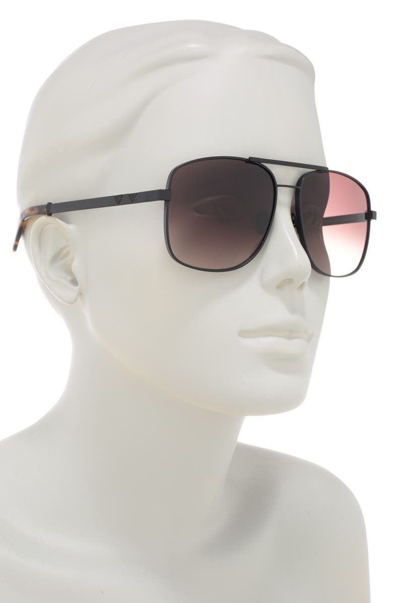 Pared Uptown & Downtown 57.5mm Aviator Sunglasses, Alternate, color, 