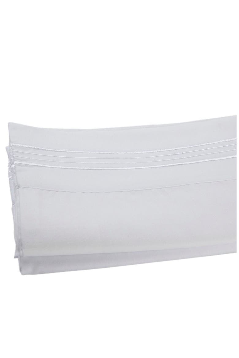 1800 Thread Count Standard Pillowcase - Set of 2, Alternate, color, WHITE
