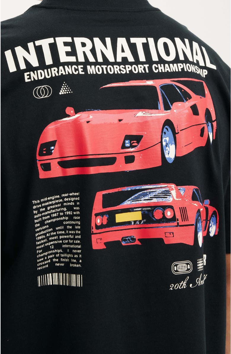 Cotton On Men's Box Fit Graphic T-Shirt, Alternate, color, Black International