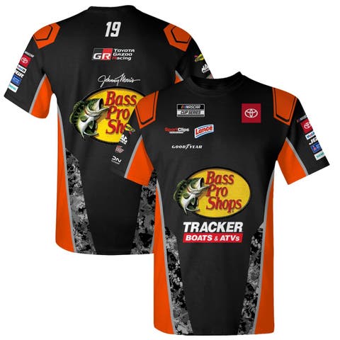 Men's Joe Gibbs Racing Team Collection  Black Chase Briscoe Bass Pro Shops Uniform T-Shirt