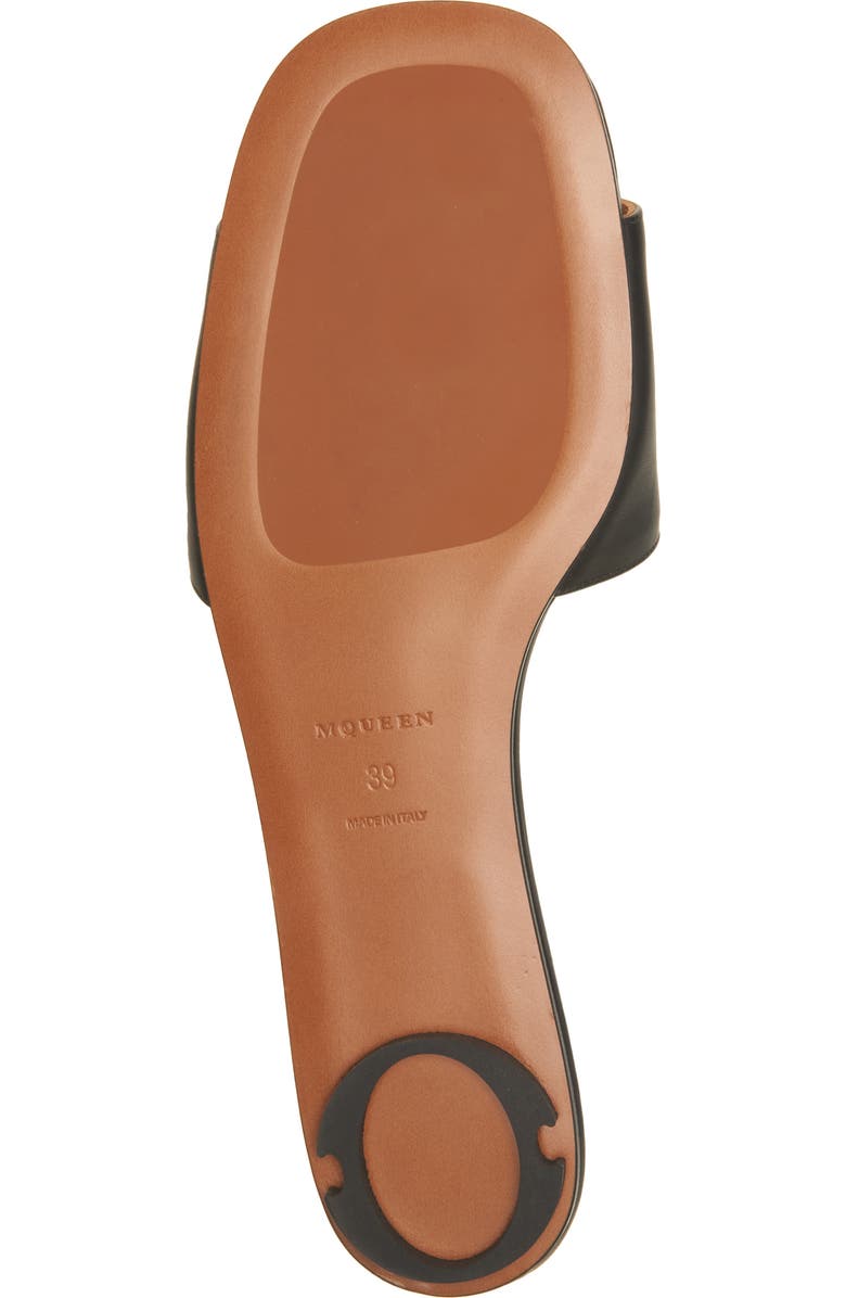 McQueen Arc Flat Slide Sandal, Alternate, color,