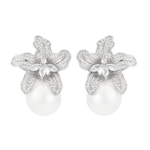 Sonnet Pearl Drop Earrings