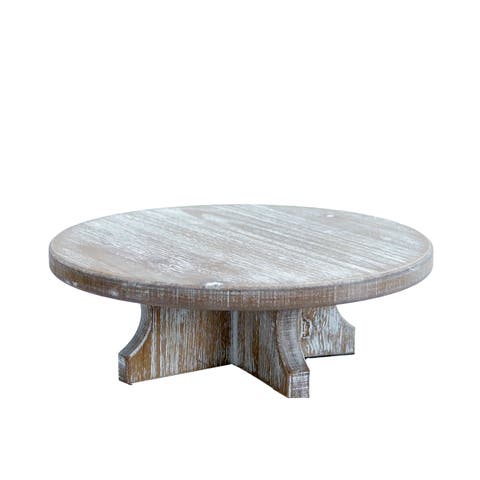 Wood 12 in. Table Riser