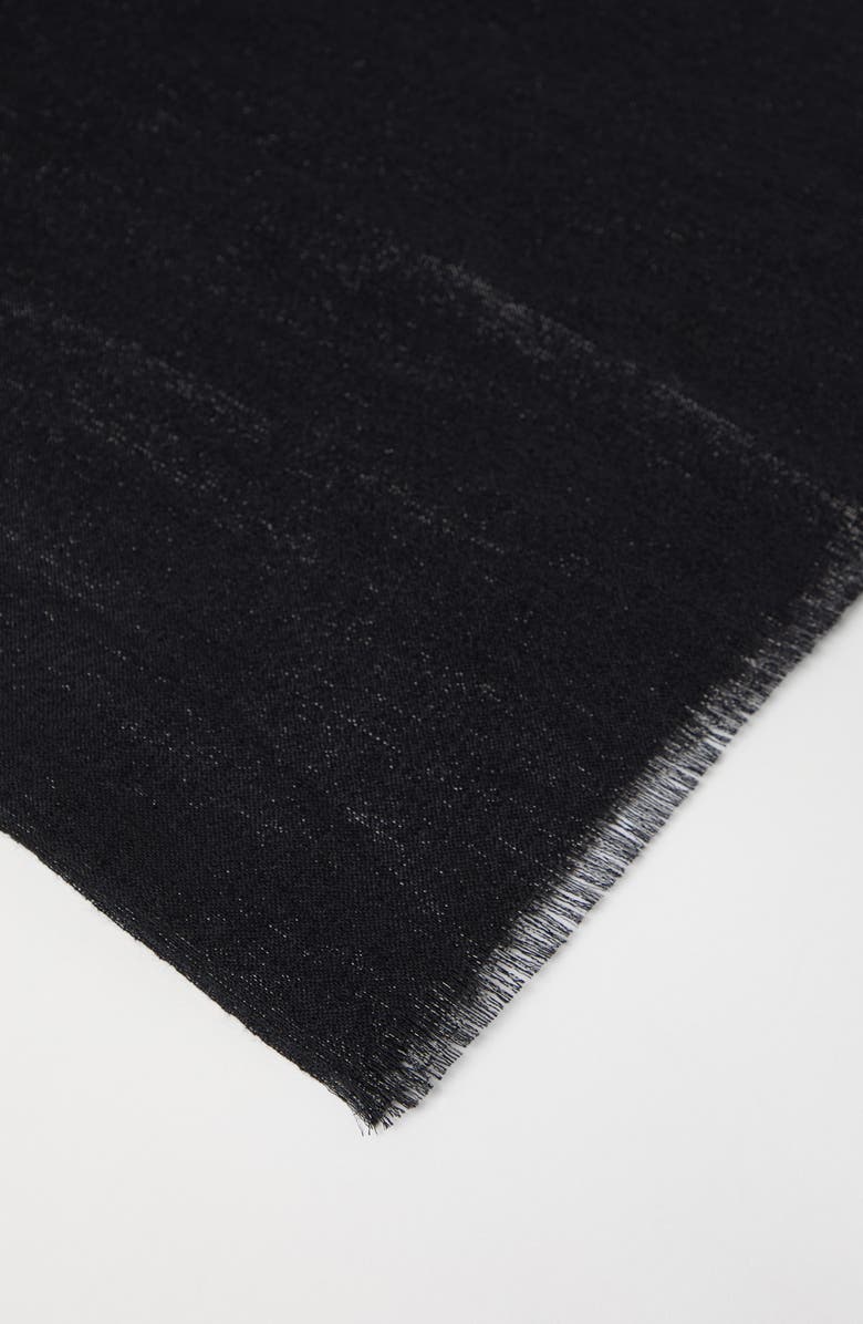 Brunello Cucinelli Cashmere and silk sparkling scarf, Alternate, color,