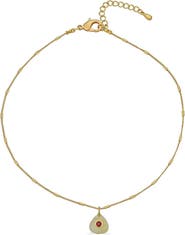 Loni Paul Jewelry Rutilated Quartz and Garnet Necklace