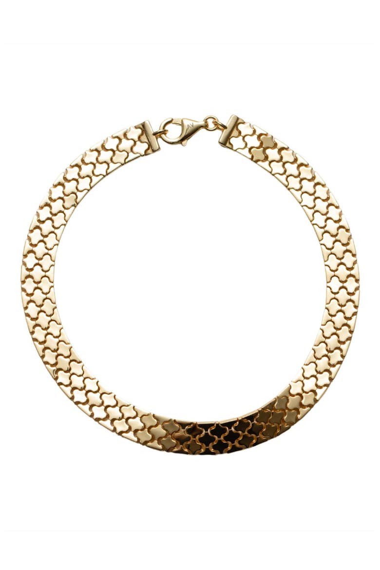Chunky Stampato Link Bracelet, Alternate, color, GOLD