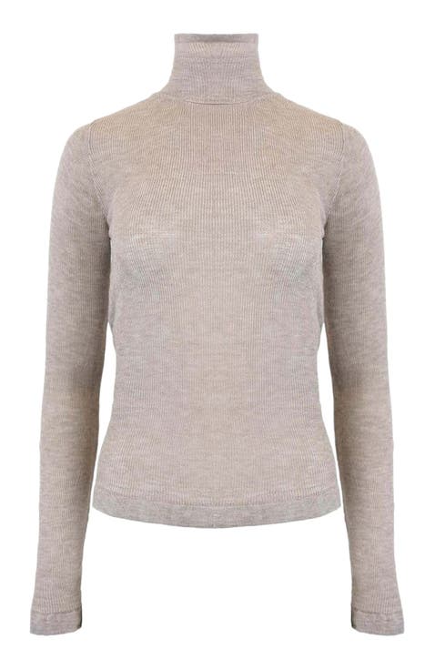 Nomia Sheer Knit Turtleneck