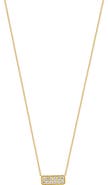 Bony Levy Florentine Diamond Bar Pendant Necklace