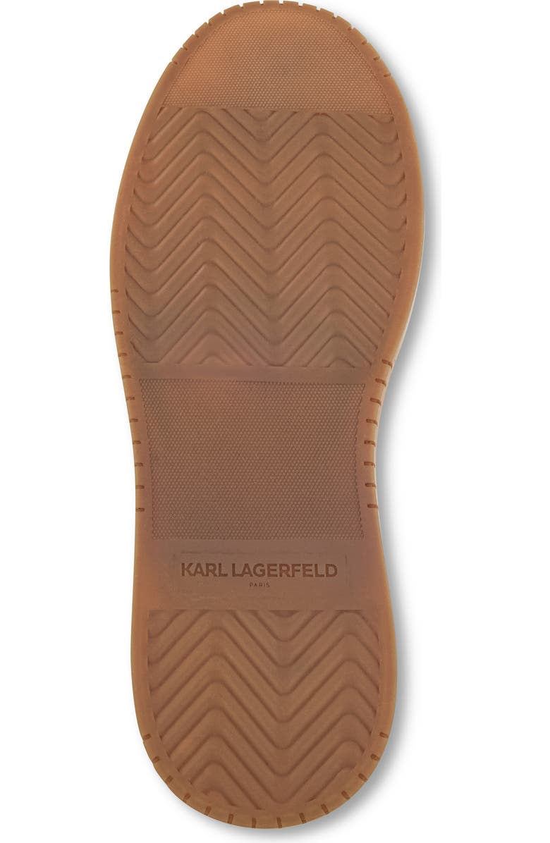 KARL LAGERFELD PARIS Raoul Perforated Leather Sneaker, Alternate, color, White