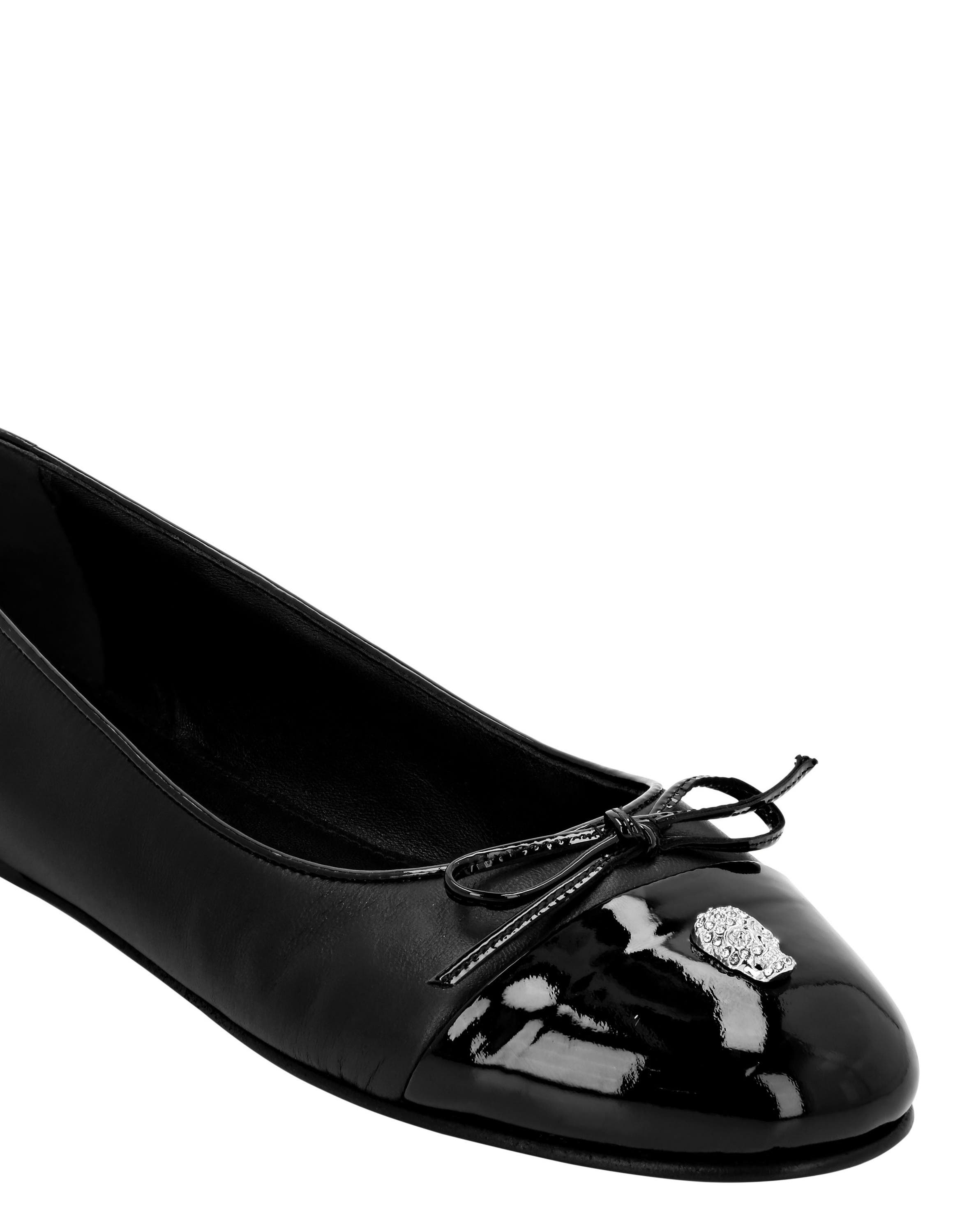 PHILIPP PLEIN Ballerinas Skull, Alternate, color, Black