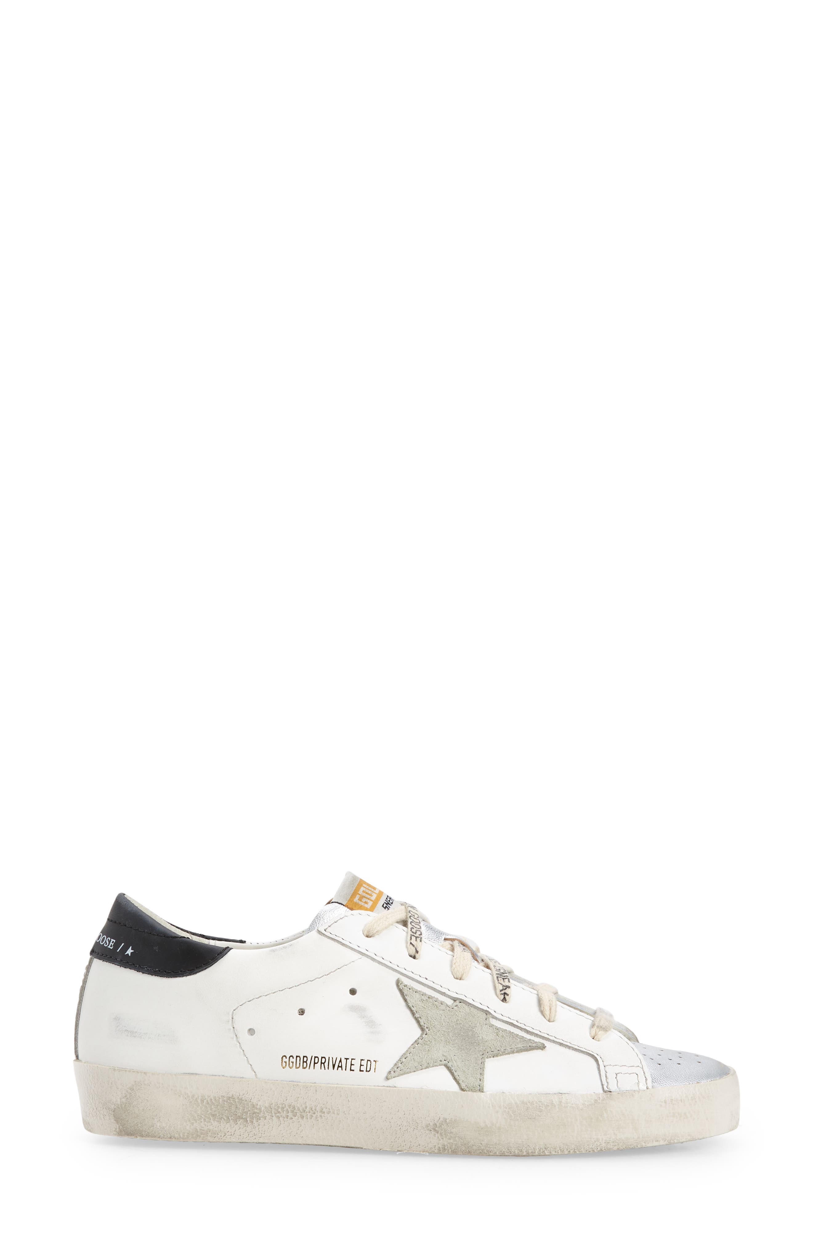 Golden Goose Super-Star Low Top Sneaker, Alternate, color, White/ Taupe
