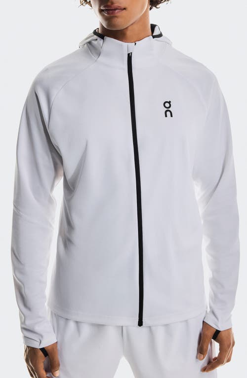 On Climate Zip Hoodie In White