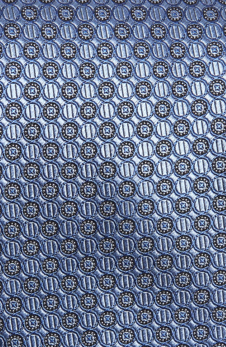 Nordstrom Neat Silk X-Long Tie, Alternate, color, Light Blue