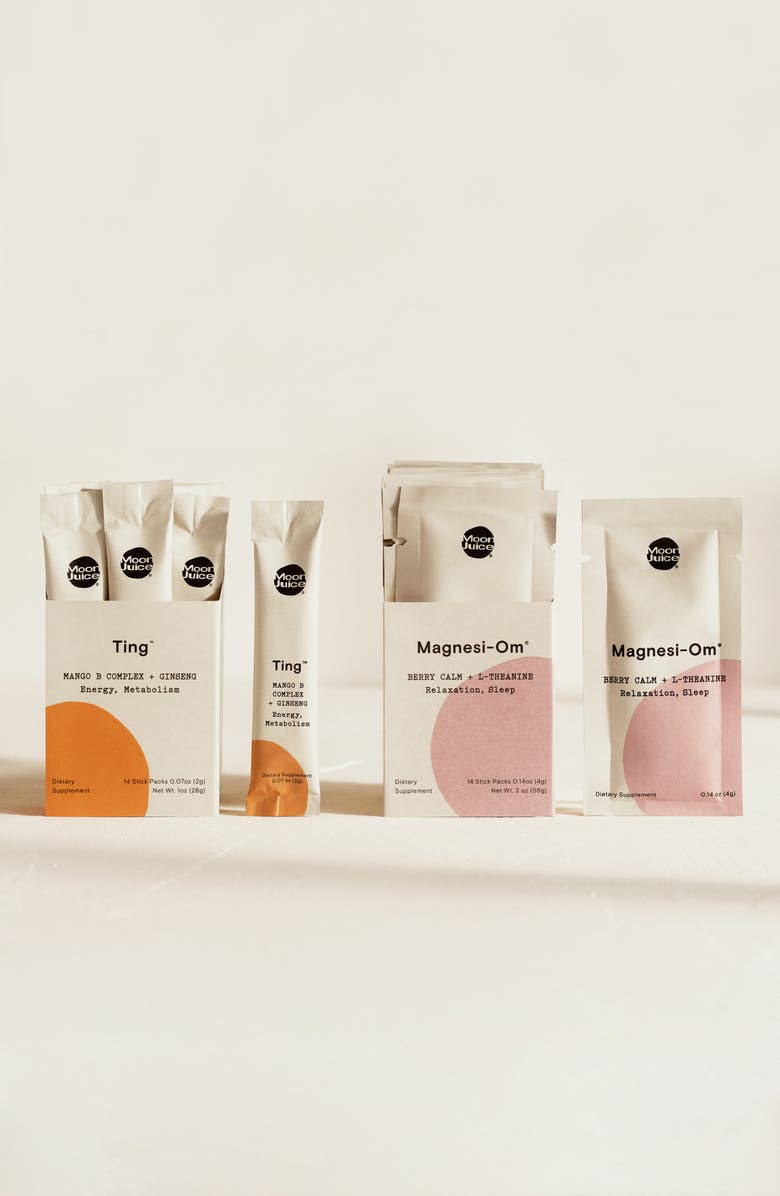 Moon Juice Magnesi-om<sup>™</sup> Berry Unstressing Drink Dietary Supplement Stick Pack, Alternate, color,