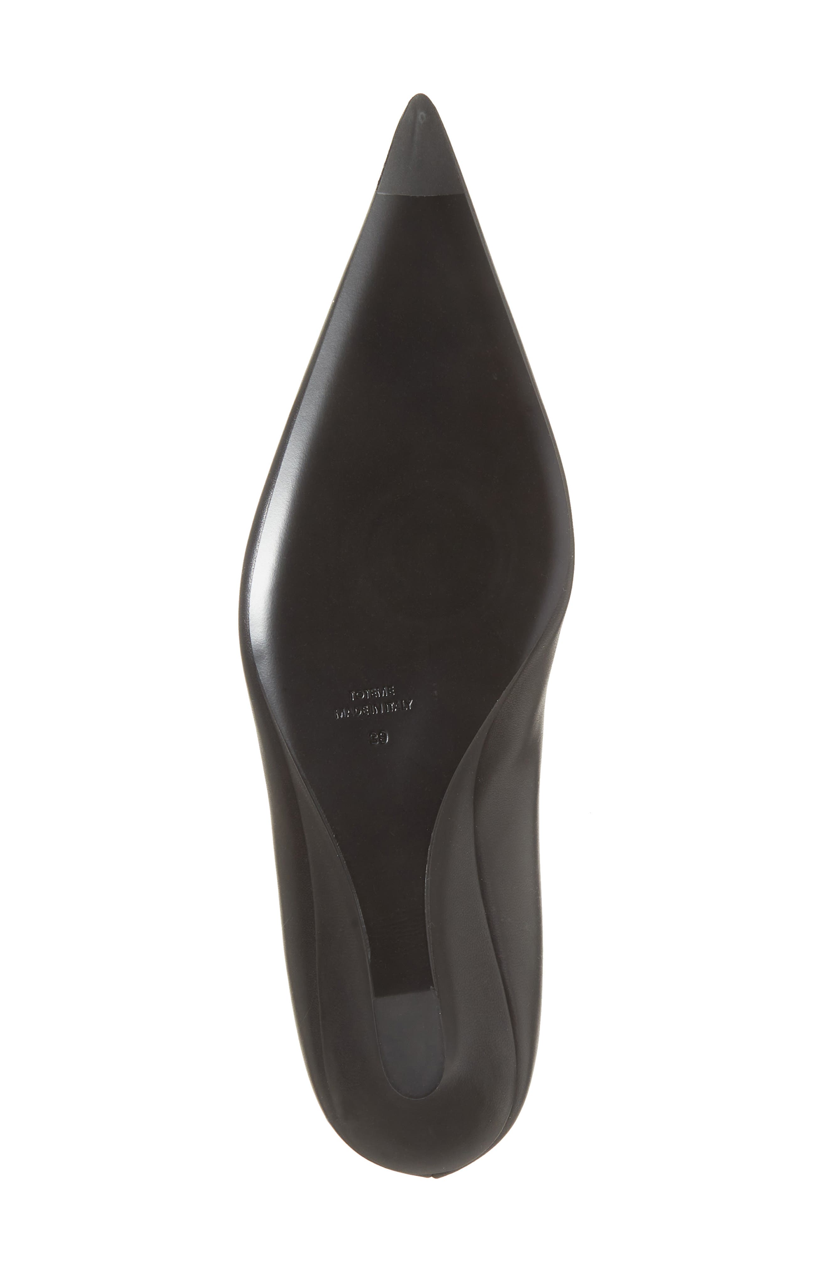TOTEME Pointed Toe Wedge Pump, Alternate, color, Black