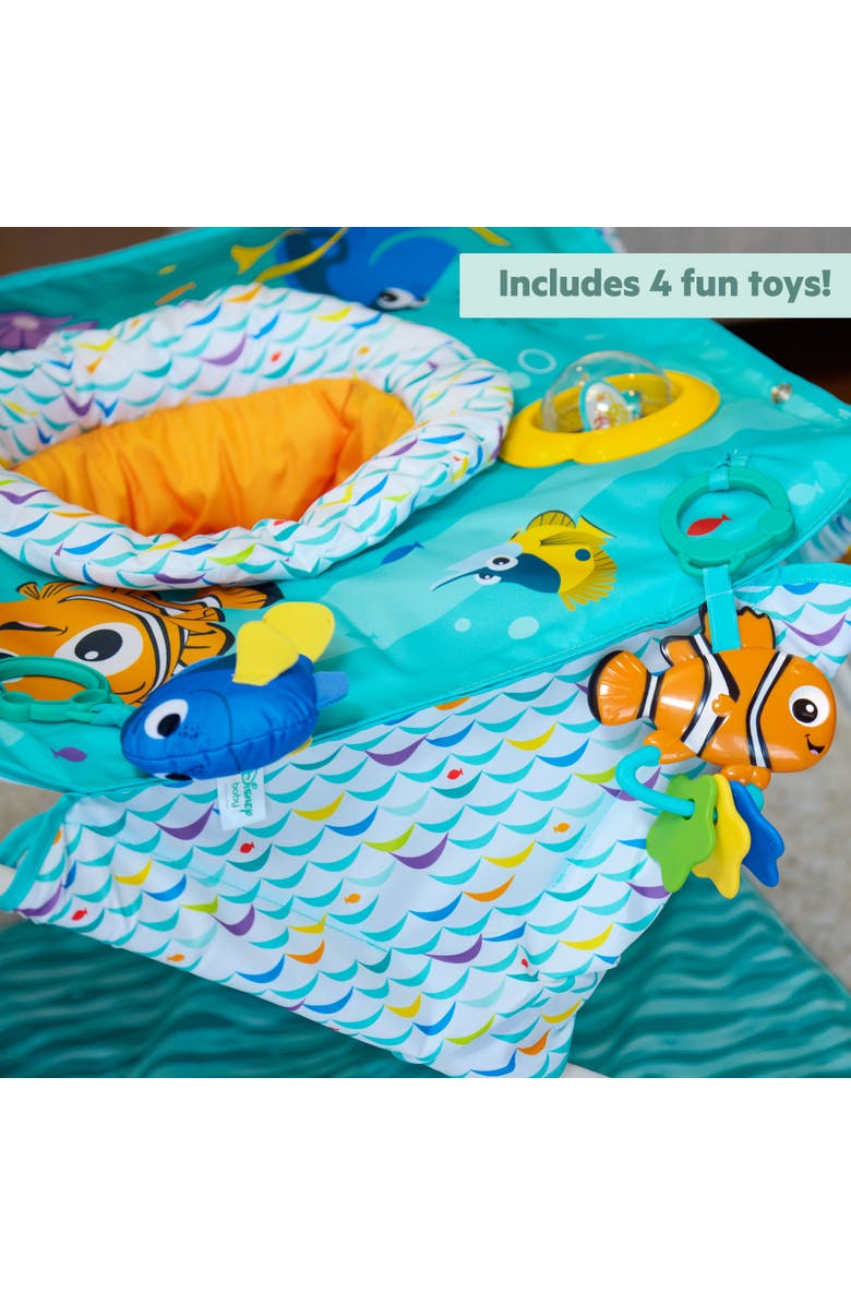 BRIGHT STARTS Disney Baby Finding Nemo Pop 'N Jump Foldable Activity Center by Bright Starts, Alternate, color, Blue