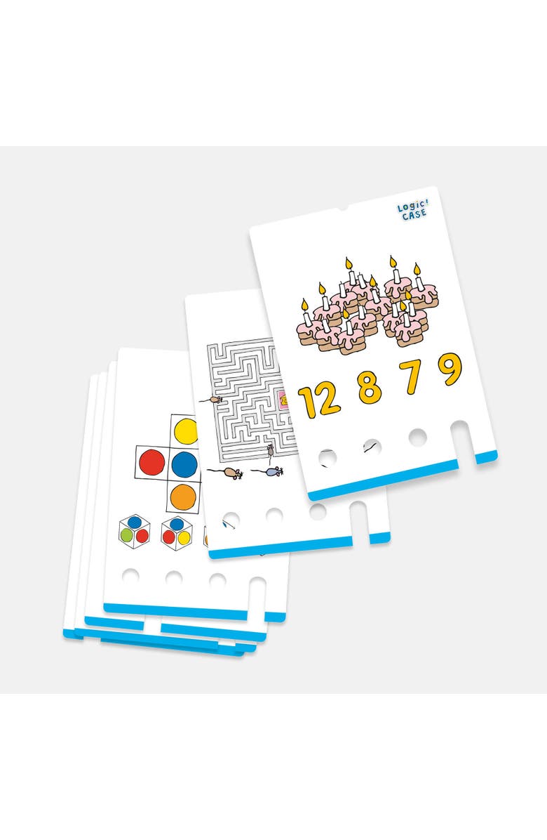 HABA Logic! CASE Starter Set 6+- Brain Teaser Puzzles and Car Games, A Single Player Handheld Game to Develop Critical Thinking for Kids, Alternate, color, Green Multi