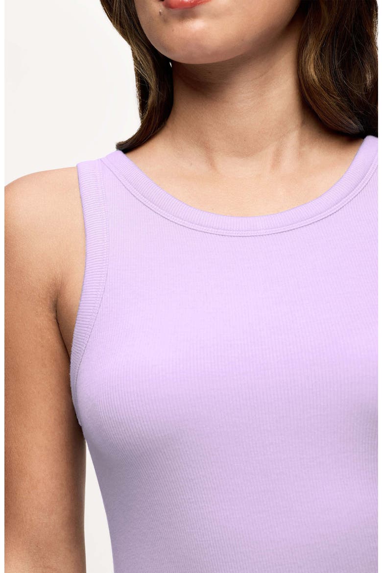 Slinky Rib Knit Stretch Modal Jersey Tank, Alternate, color, ORCHID