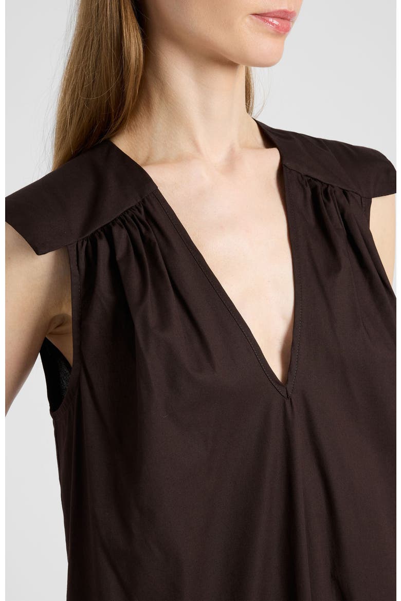 Niu Cap Sleeve Maxi Dress, Alternate, color, Coffee