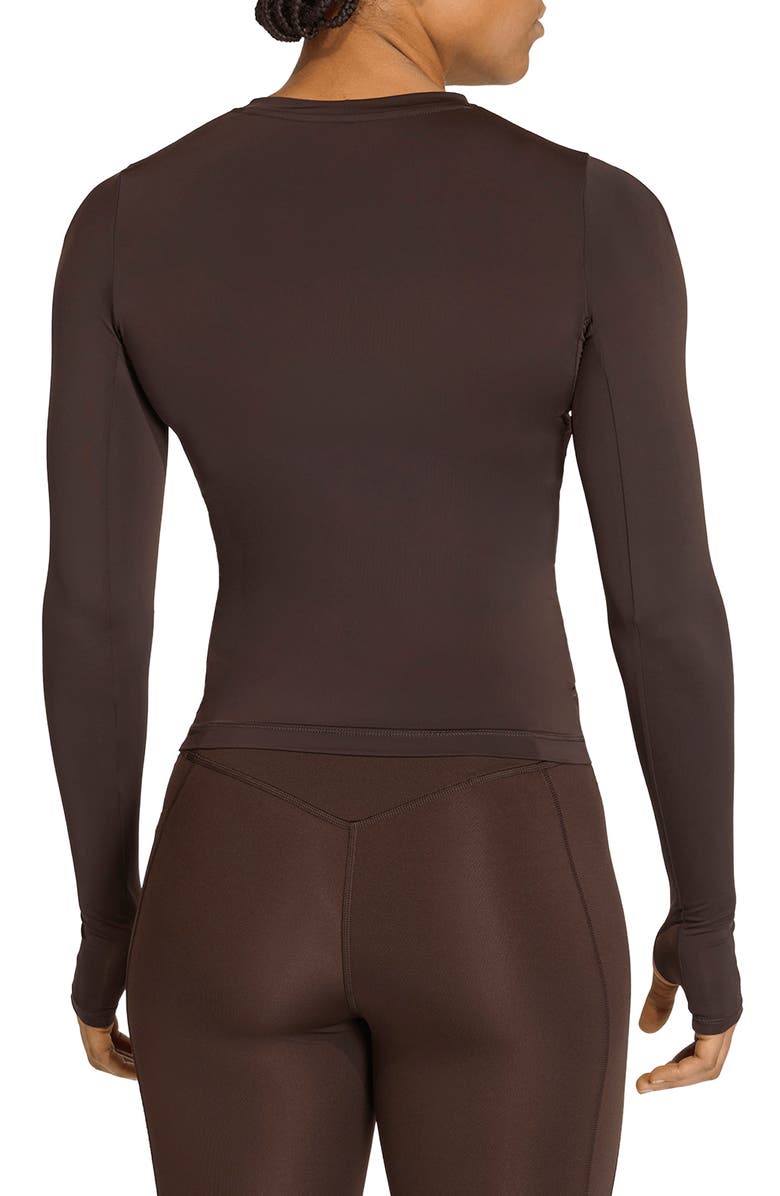 adidas Power Essentials Workout Contour Long Sleeve Top, Alternate, color, 