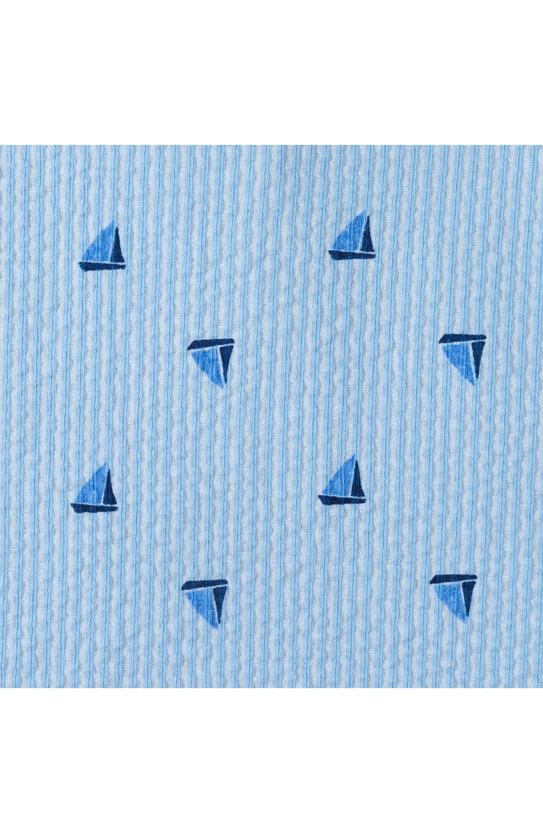 Andy & Evan Kids' Seersucker Shirt & Shorts Set, Alternate, color, Navy