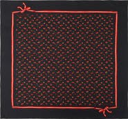 COACH Cherry Mix Printed Silk Square Scarf