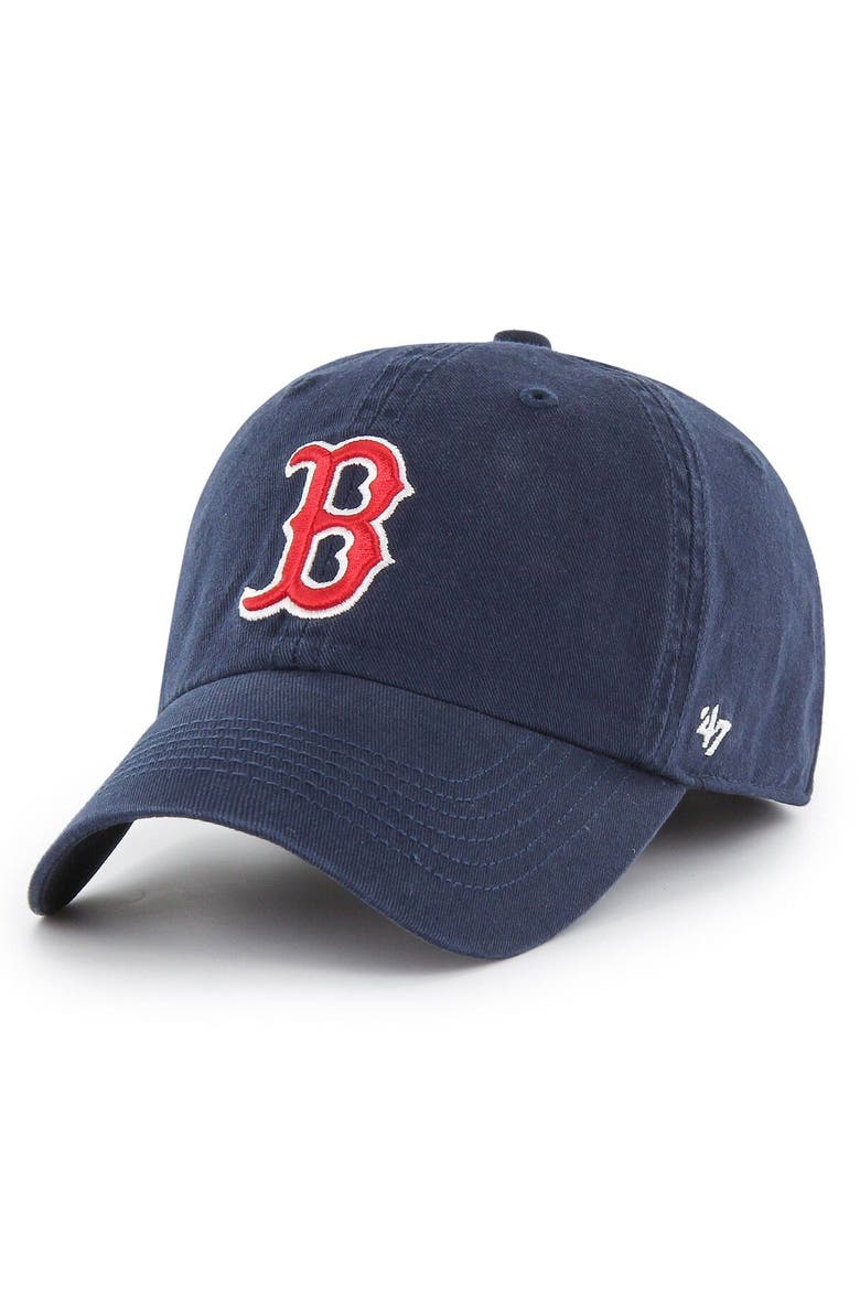 Men's '47 Navy Boston Red Sox Franchise Logo Fitted Hat, Main, color, Navy