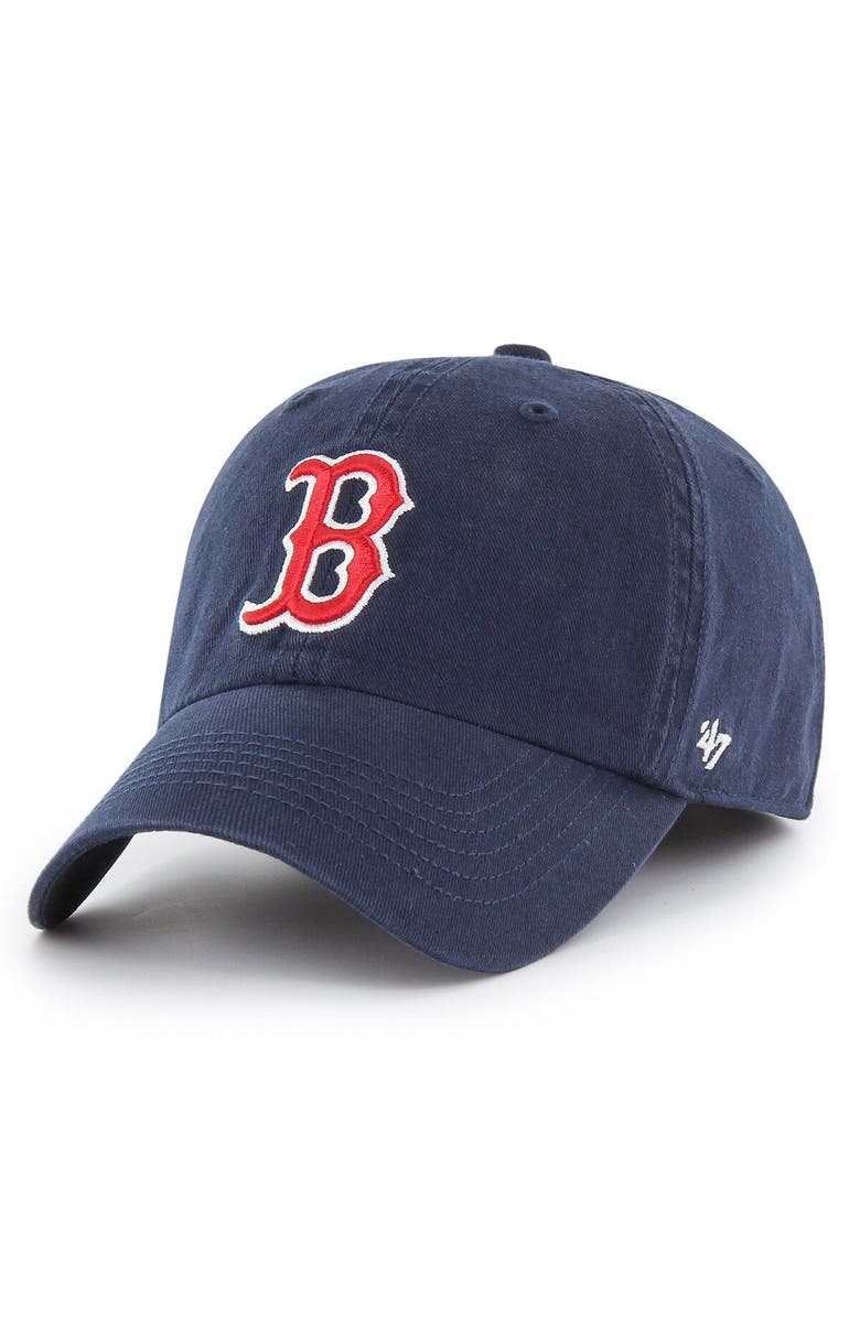 '47 Men's '47 Navy Boston Red Sox Franchise Logo Fitted Hat, Main, color, Navy