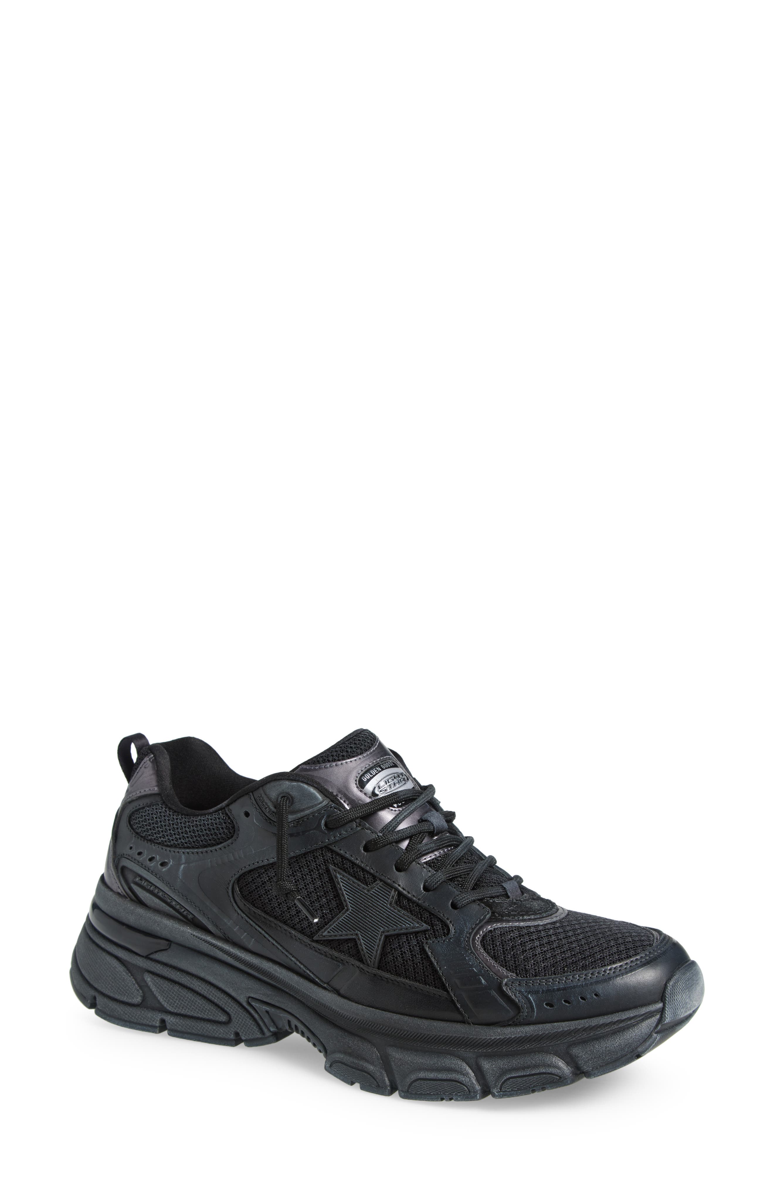 Golden Goose Lightstar Sneaker, Main, color, Black