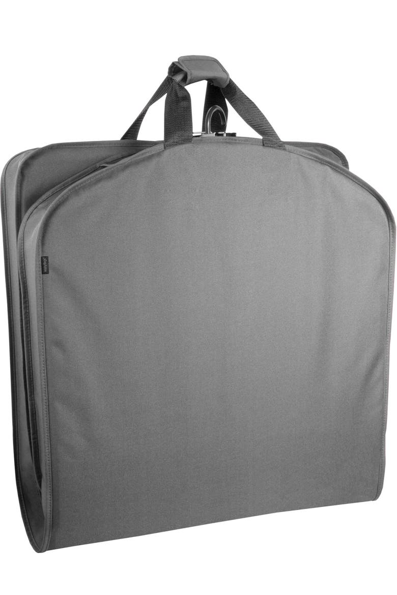52" Deluxe Travel Garment Bag, Main, color, Grey